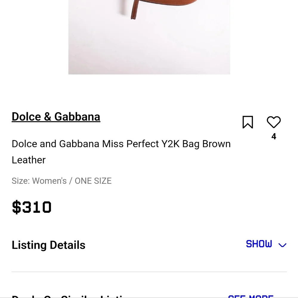 Dolce & Gabbana Miss Perfect Shoulder Bag D&G Y2K - Picture 9 of 9
